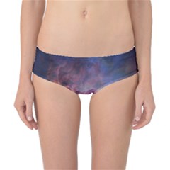 Lagoon Nebula Interstellar Cloud Pastel Pink, Turquoise And Yellow Stars Classic Bikini Bottoms by genx