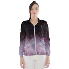 Eagle Nebula Wine Pink And Purple Pastel Stars Astronomy Windbreaker (women) by genx