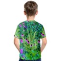 Purple Coneflower Garden With Tiger Eye Tree Kids  Cotton Tee View2