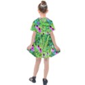 Purple Coneflower Garden With Tiger Eye Tree Kids  Sailor Dress View2