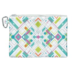 Graphic Design Geometry Shape Pattern Geometric Canvas Cosmetic Bag (xl) by Wegoenart