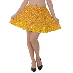 Bubble Beer Velvet Skater Skirt by Wegoenart