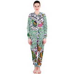 Snowglobe Onepiece Jumpsuit (ladies)  by chellerayartisans