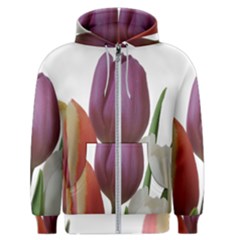 Tulips Bouquet Men s Zipper Hoodie by picsaspassion