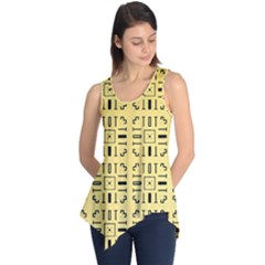 Pattern Background Abstract Design Sleeveless Tunic by Wegoenart