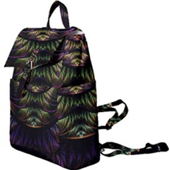 Fractal Colorful Pattern Fantasy Buckle Everyday Backpack by Wegoenart