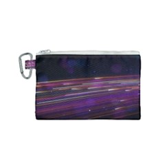 Abstract Cosmos Space Particle Canvas Cosmetic Bag (small) by Wegoenart