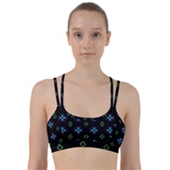 Background Abstract Vector Fractal Line Them Up Sports Bra by Wegoenart