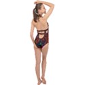 Dance  Of The  Forest 1 Halter Front Plunge Swimsuit View2