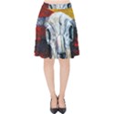 Skull 2 Velvet High Waist Skirt View1