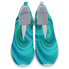 Groovy Cool Abstract Aqua Liquid Art Swirl Painting No Lace Lightweight Shoes by myrubiogarden