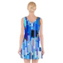 Color Colors Abstract Colorful V-Neck Sleeveless Dress View2