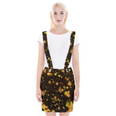 Background Black Blur Colorful Braces Suspender Skirt by Pakrebo