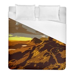 Scotland Monti Mountains Mountain Duvet Cover (full/ Double Size) by Pakrebo