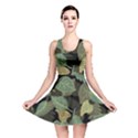 Autumn Fallen Leaves Dried Leaves Reversible Skater Dress View1