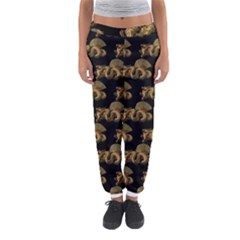 Dragon Motif Print Pattern Women s Jogger Sweatpants by dflcprintsclothing