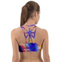 Abstract Background Colorful Pattern Back Web Sports Bra View2