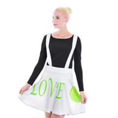 I Lovetennis Suspender Skater Skirt by Greencreations