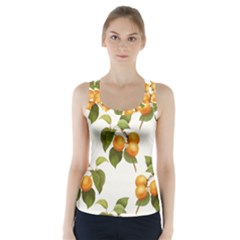 Apricot Fruit Vintage Art Racer Back Sports Top by Pakrebo