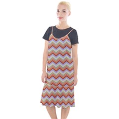 Background Chevron Pattern Design Camis Fishtail Dress by Pakrebo