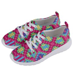 Checkerboard Squares Abstract Women s Lightweight Sports Shoes by Pakrebo