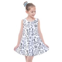 Tropical Pattern Kids  Summer Dress by Valentinaart