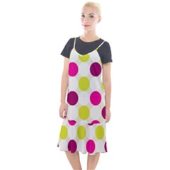 Polka Dots Spots Pattern Seamless Camis Fishtail Dress by Pakrebo