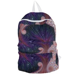 Fractal Art Artwork Design Foldable Lightweight Backpack by Pakrebo