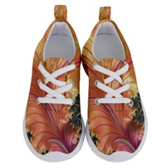 Fractal Feather Artwork Art Running Shoes by Pakrebo