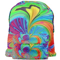 Fractal Art Psychedelic Fantasy Giant Full Print Backpack by Pakrebo