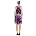 Amethyst purple violet Geode Slice Racerback Midi Dress View2