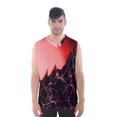 Sci Fi Red Fantasy Futuristic Men s Basketball Tank Top by Pakrebo