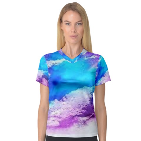 Download (1) V-neck Sport Mesh Tee by Crystalcreates