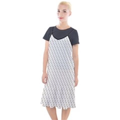 No Step On Snek Pattern White Background Meme Camis Fishtail Dress by snek