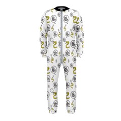 No Step On Snek Do Not Bubble Speech Pattern White Background Meme Onepiece Jumpsuit (kids) by snek