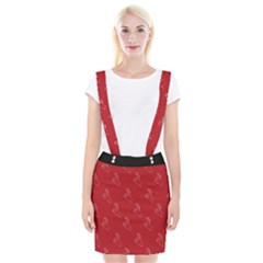 A-ok Perfect Handsign Maga Pro-trump Patriot On Maga Red Background Braces Suspender Skirt by snek