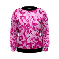 Standard Pink Camouflage Army Military Girl Funny Pattern Women s Sweatshirt by snek