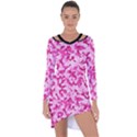 Standard Pink Camouflage Army Military Girl funny pattern Asymmetric Cut-Out Shift Dress View1