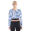 Standard light blue Camouflage Army Military Cropped Sweatshirt View2