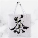 Tea Calligraphy Grocery Tote Bag View2