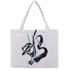 Water Calligraphy  Mini Tote Bag by EMWdesign