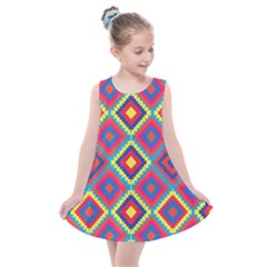 Native American Pattern Kids  Summer Dress by Valentinaart