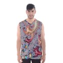 Fractal Artwork Design Pattern Men s Basketball Tank Top View1