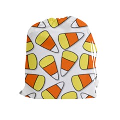 Candy Corn Halloween Candy Candies Drawstring Pouch (xl) by Pakrebo