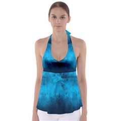 Deep Ocean Babydoll Tankini Top by LoolyElzayat