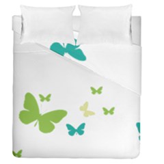 Butterfly Duvet Cover Double Side (queen Size) by Mariart