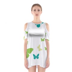 Butterfly Shoulder Cutout One Piece Dress by Mariart