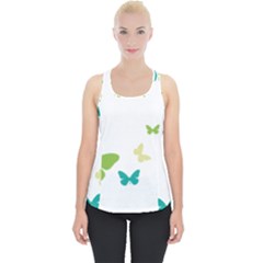 Butterfly Piece Up Tank Top by Mariart