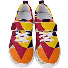 Circle Half Circle Colorful Men s Velcro Strap Shoes by Mariart