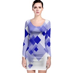 Geometric Long Sleeve Bodycon Dress by JezebelDesignsStudio